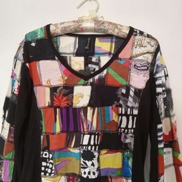 Super cool vintage new with tag graphic long sleeve top - Picture 2 of 4